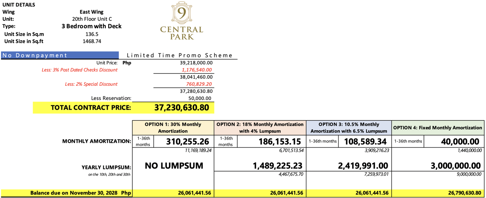 Three Bedroom with Deck with Balcony